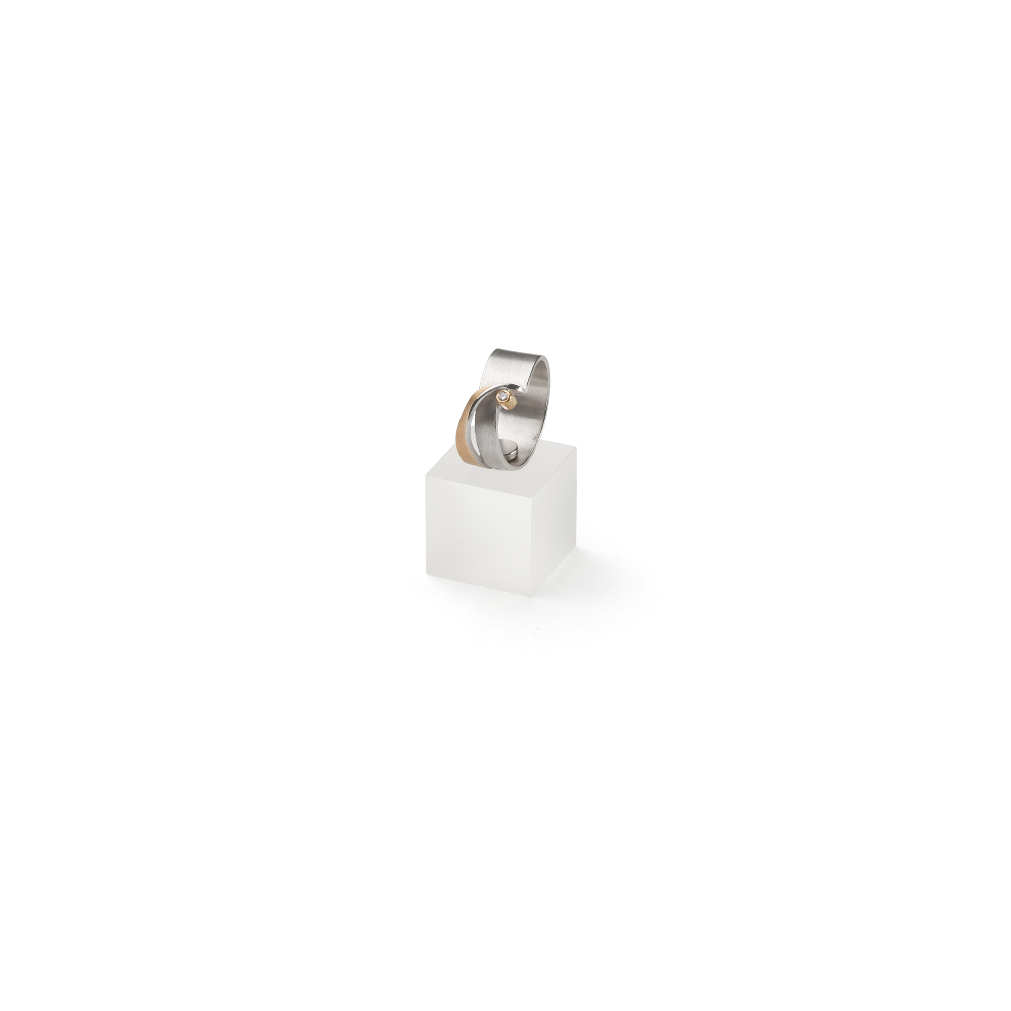 Acryl Magnetwürfel Ring klein, 20 x 20 x 20 mm, matt