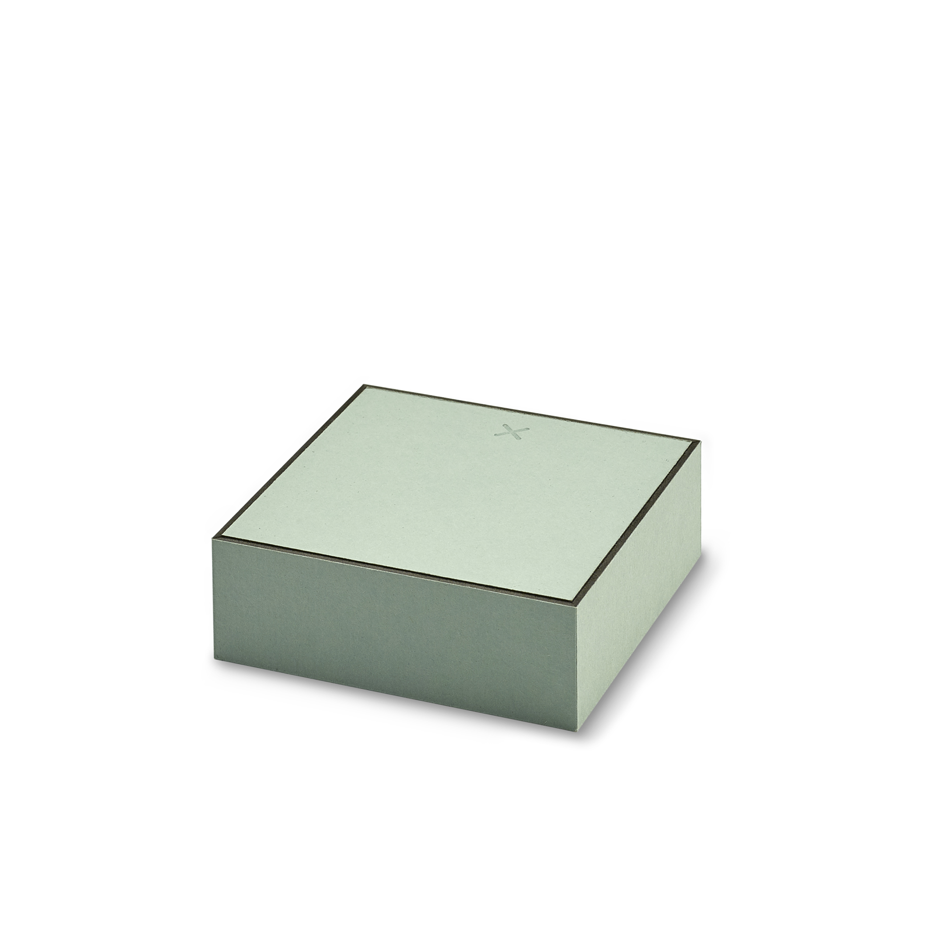 Flipbox Uni 90 x 90 x 30 mm, graugrün