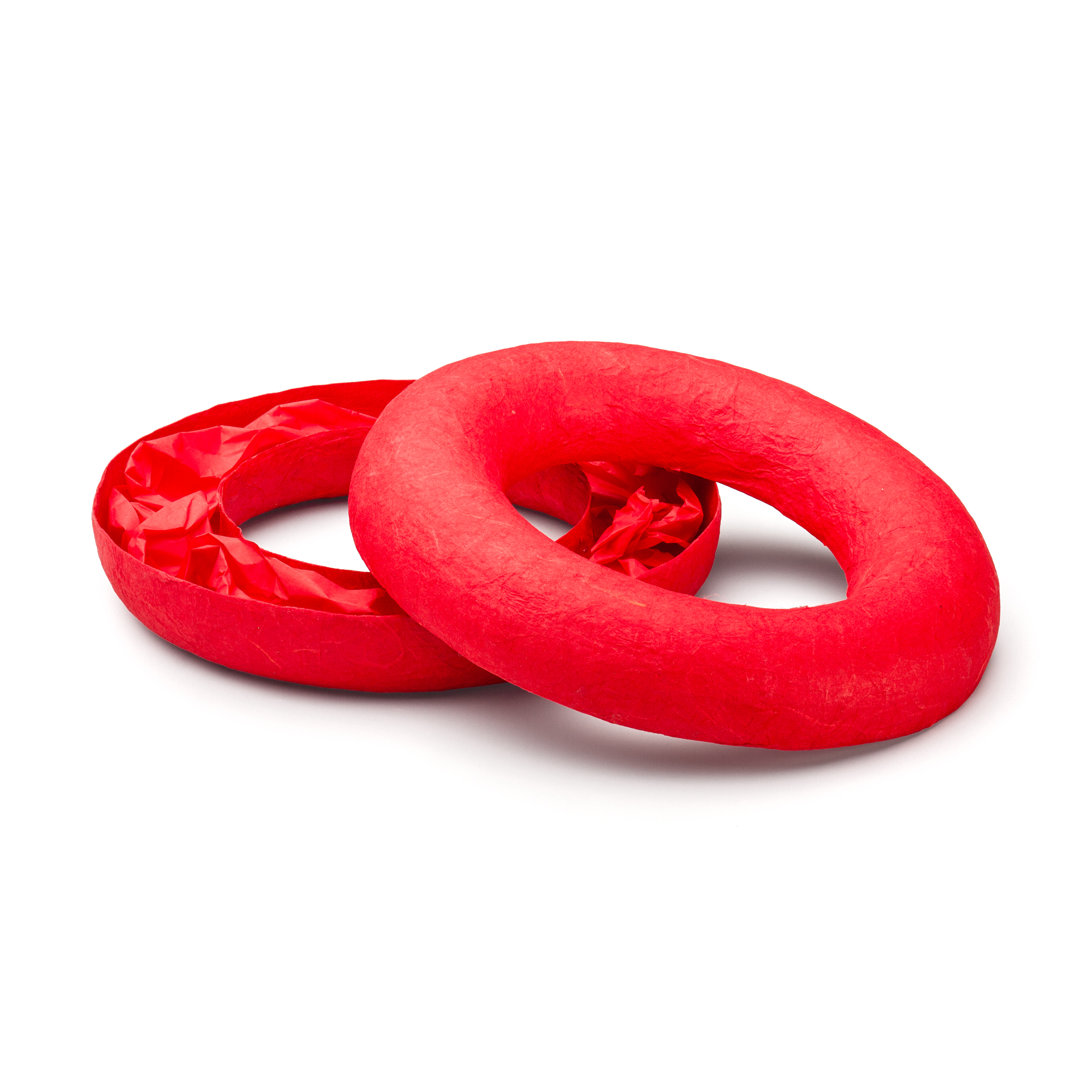Donut large, 190 mm, red