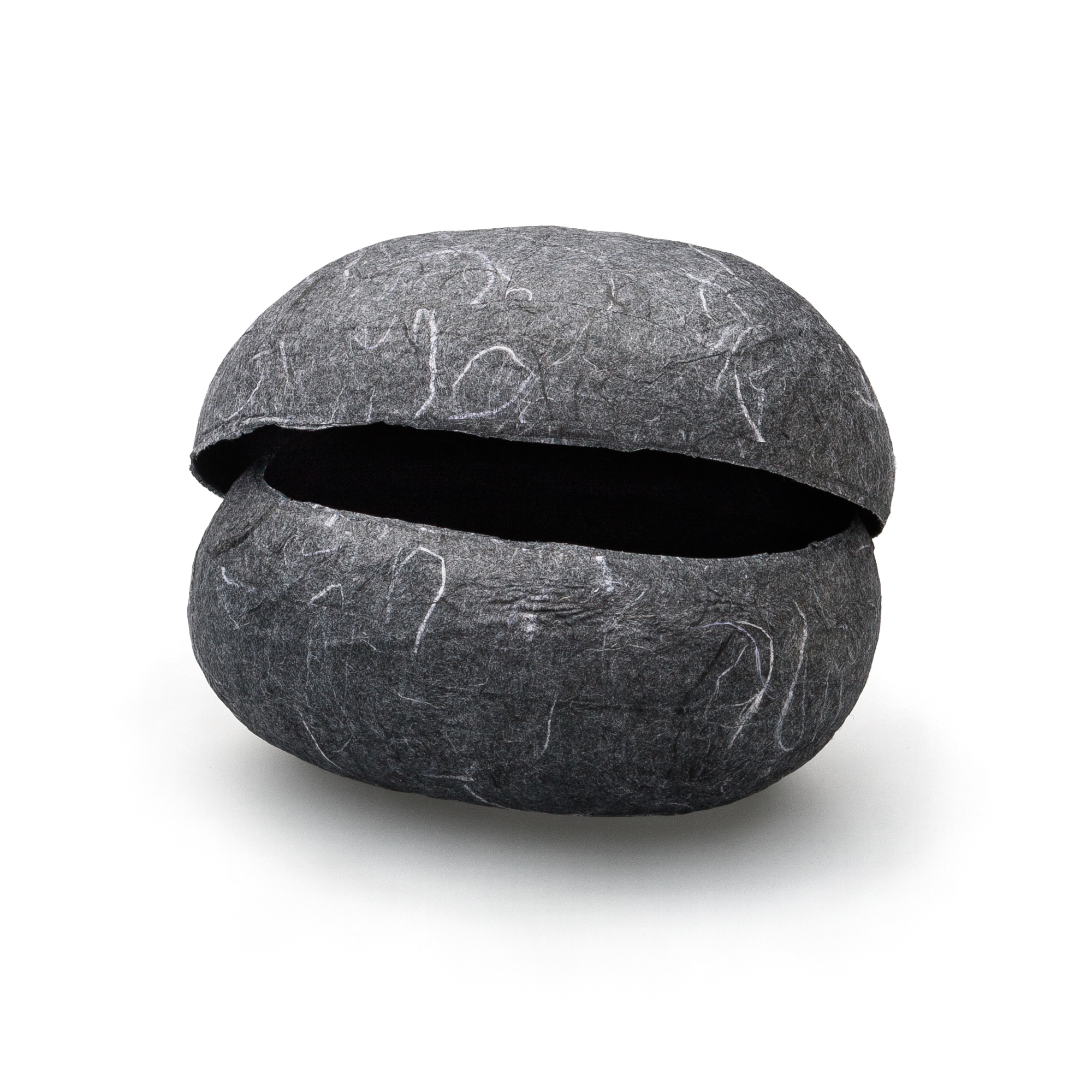 Stone Ring hoch, 100 x 70 x 60 mm, anthra