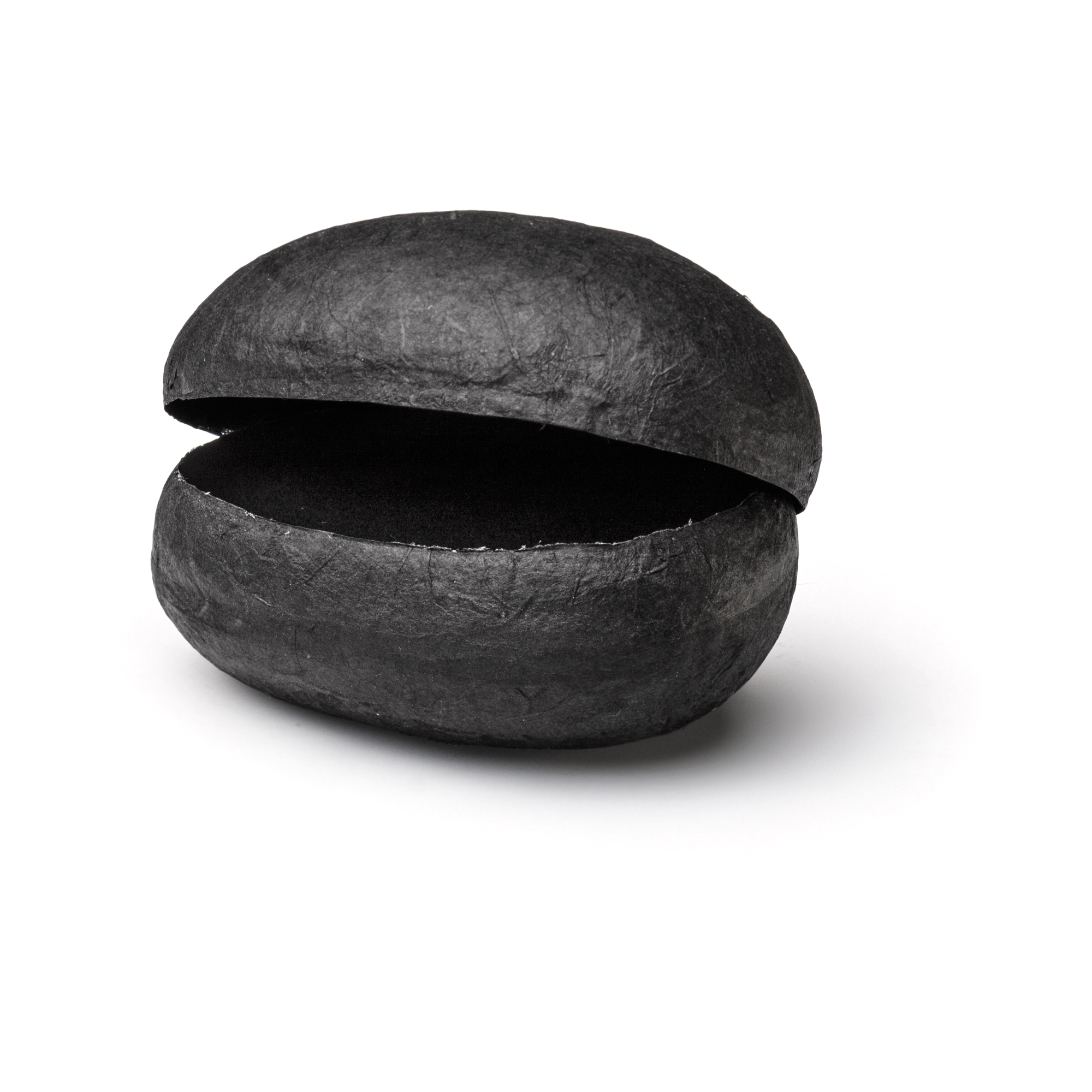 Stone Ring hoch, 100 x 70 x 60 mm, schwarz