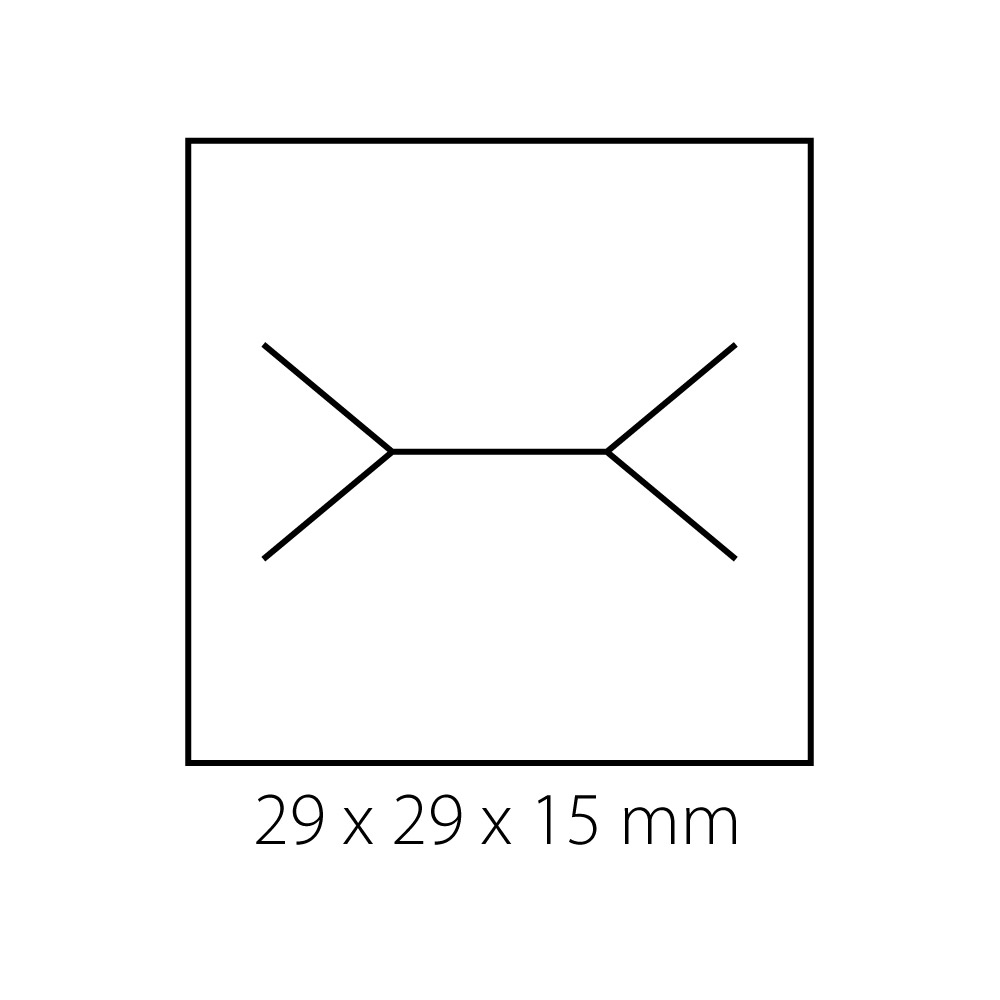 Blackbox Ring klein, 37 x 37 x 37 mm