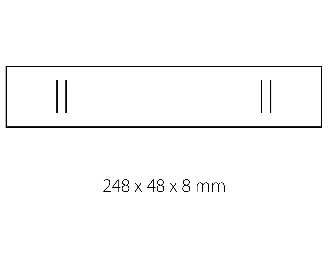 Whitebox Armband, 255 x 57 x 30 mm