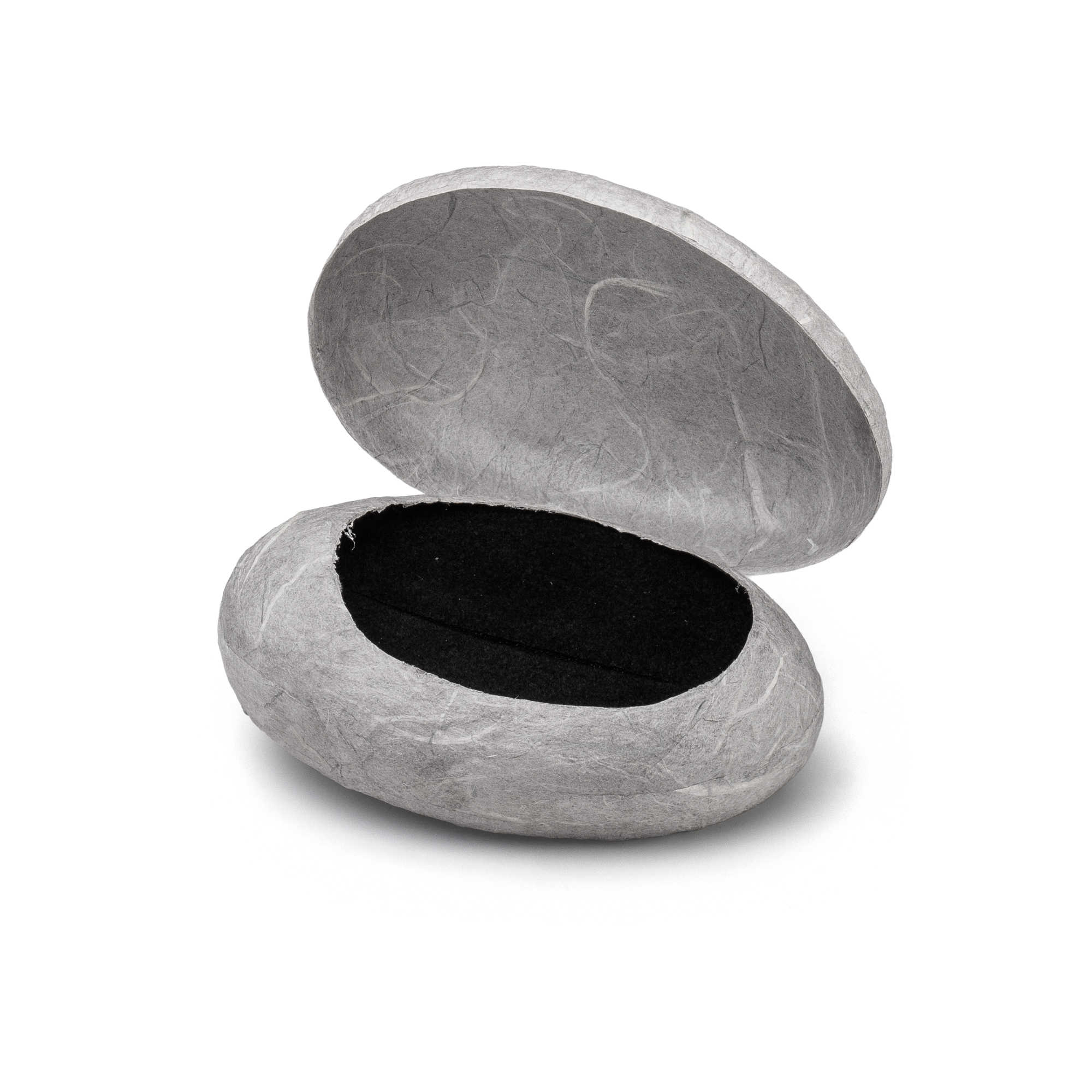Stone Wedding ring, 90 x 60 x 35 mm, grey