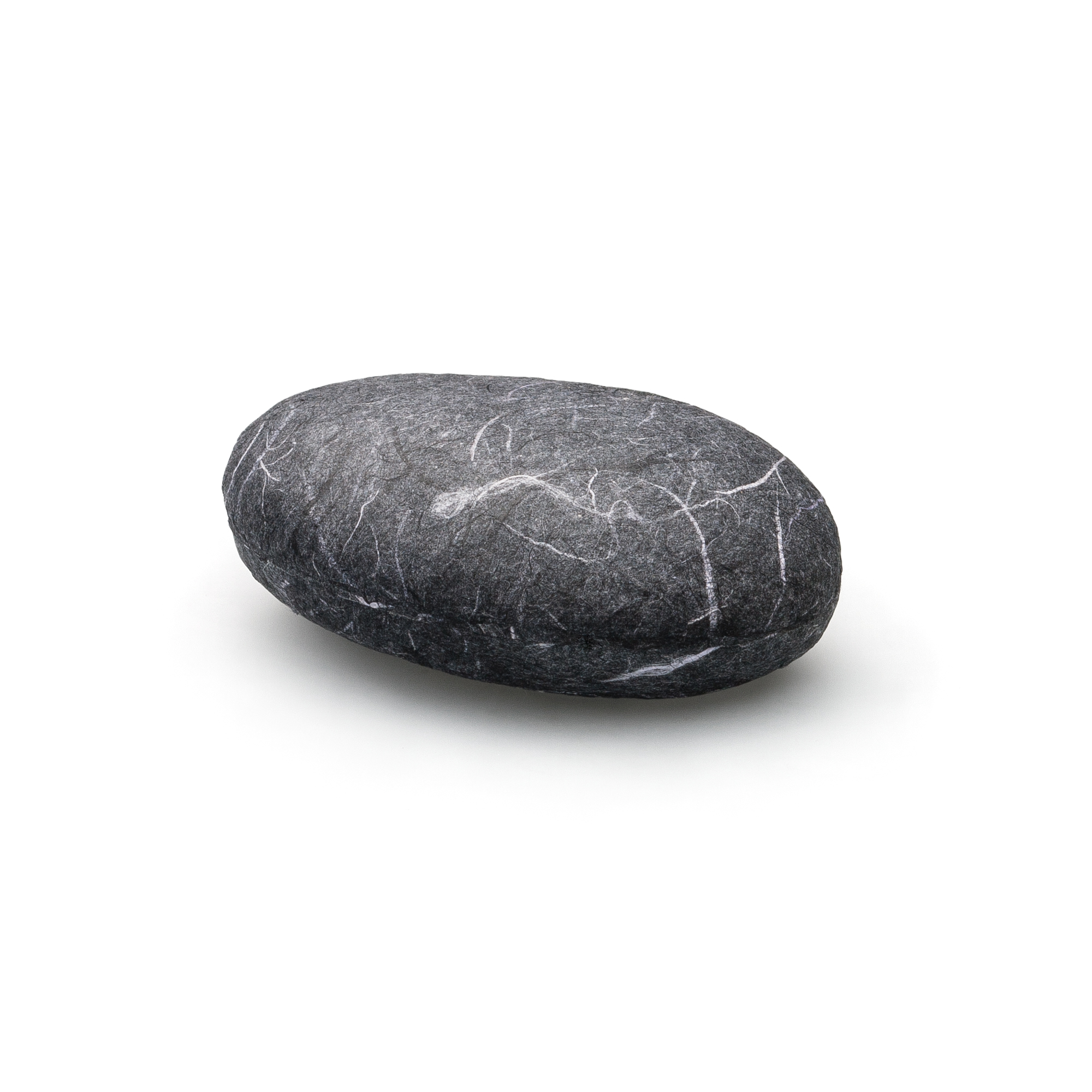 Stone Trauring, 90 x 60 x 35 mm, anthra