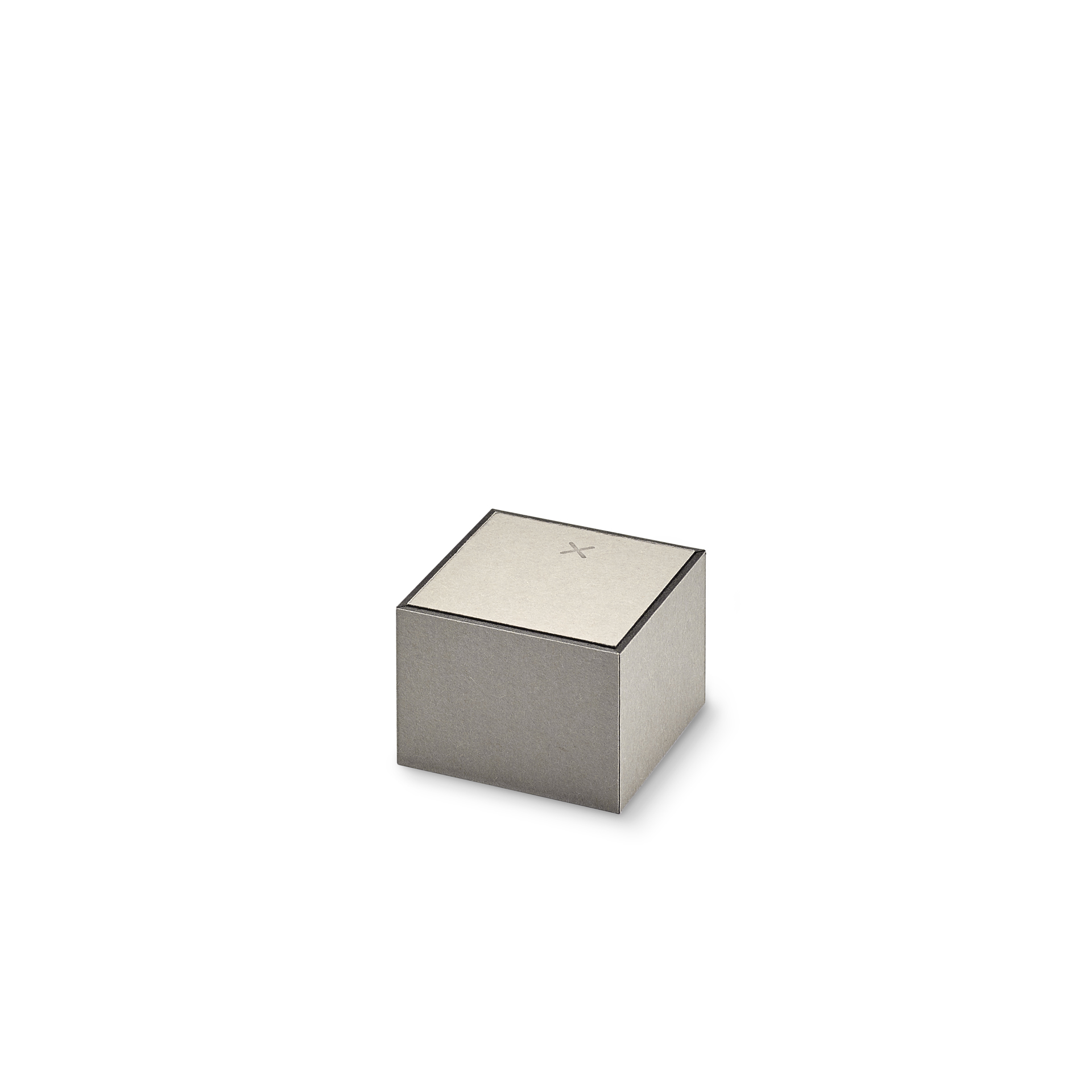 Flipbox ring, 50 x 50 x 35 mm, grey